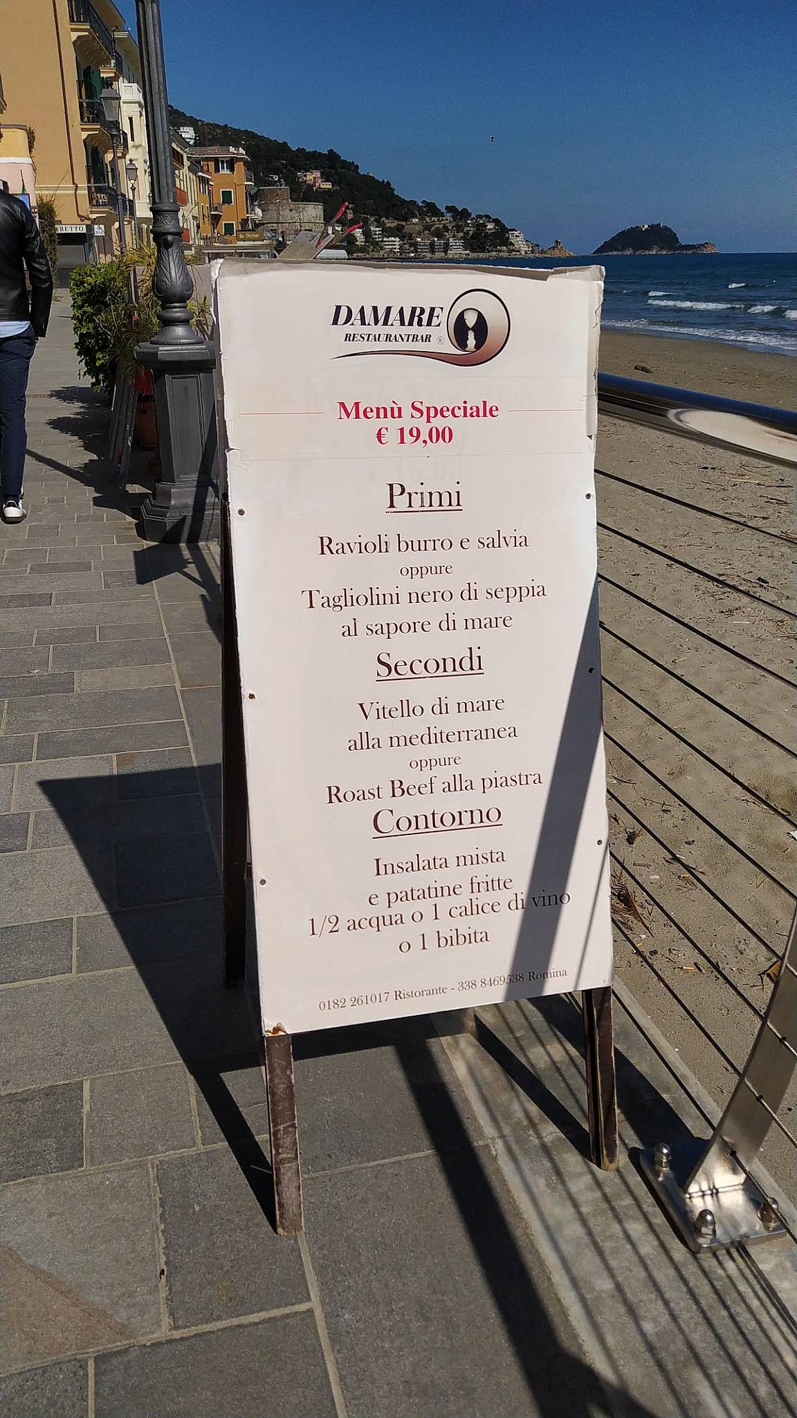 Menu di Damare Restaurant Bar - ALASSIO 