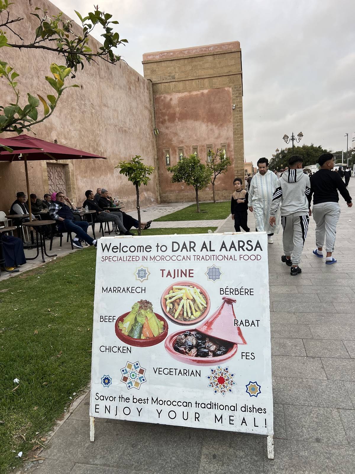 Menu de Restaurant Dar Larsa