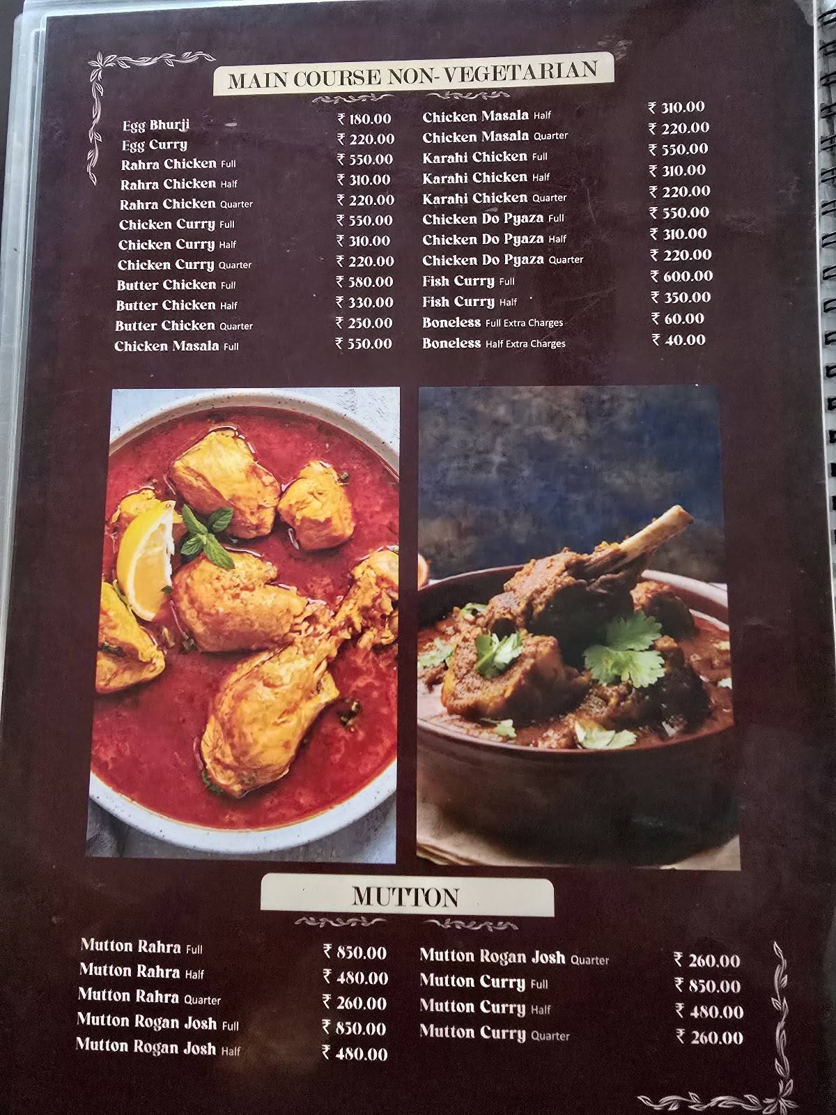 Dev Dham Restaurant menu