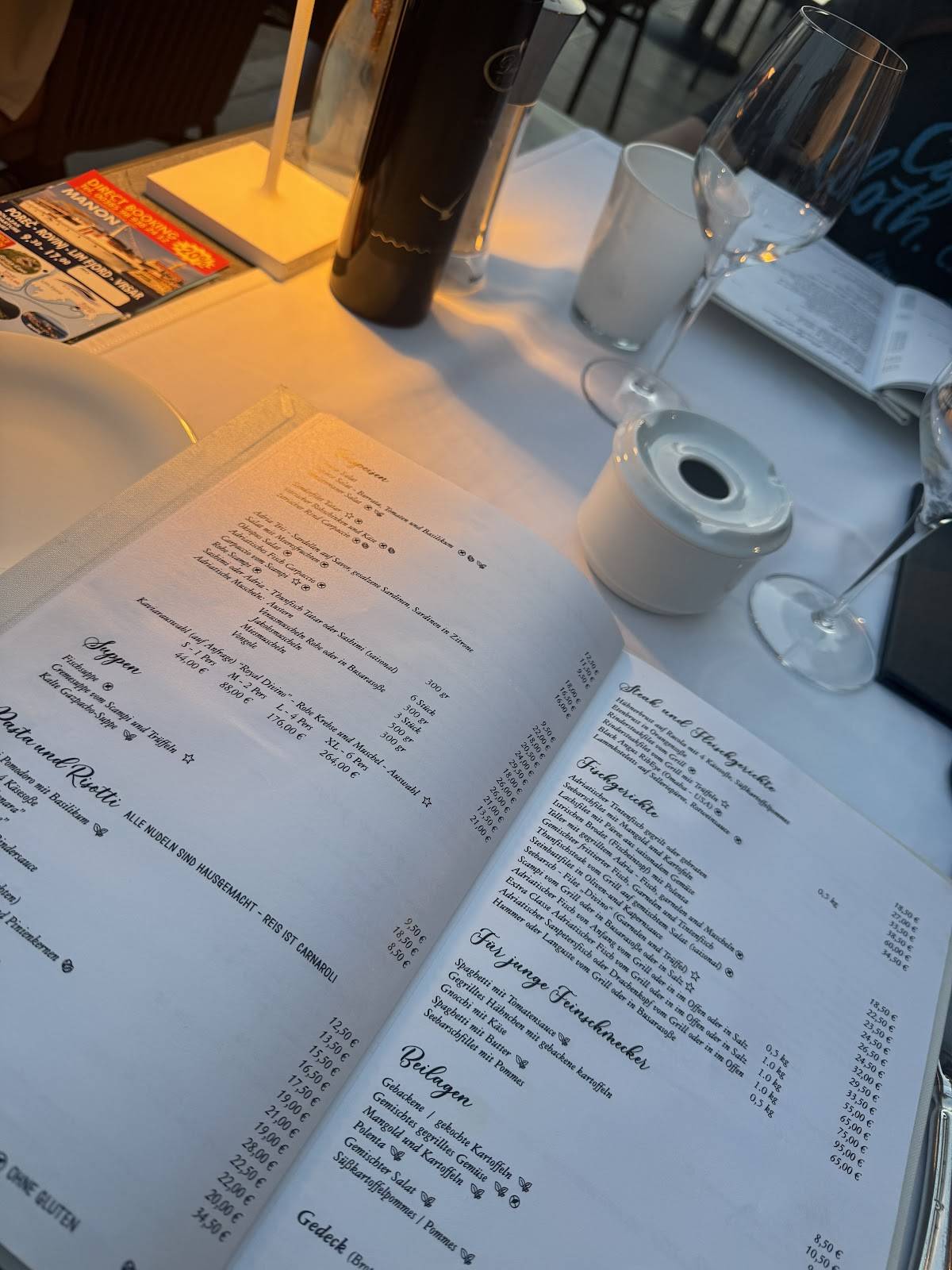 Menu di Restaurant Divino 