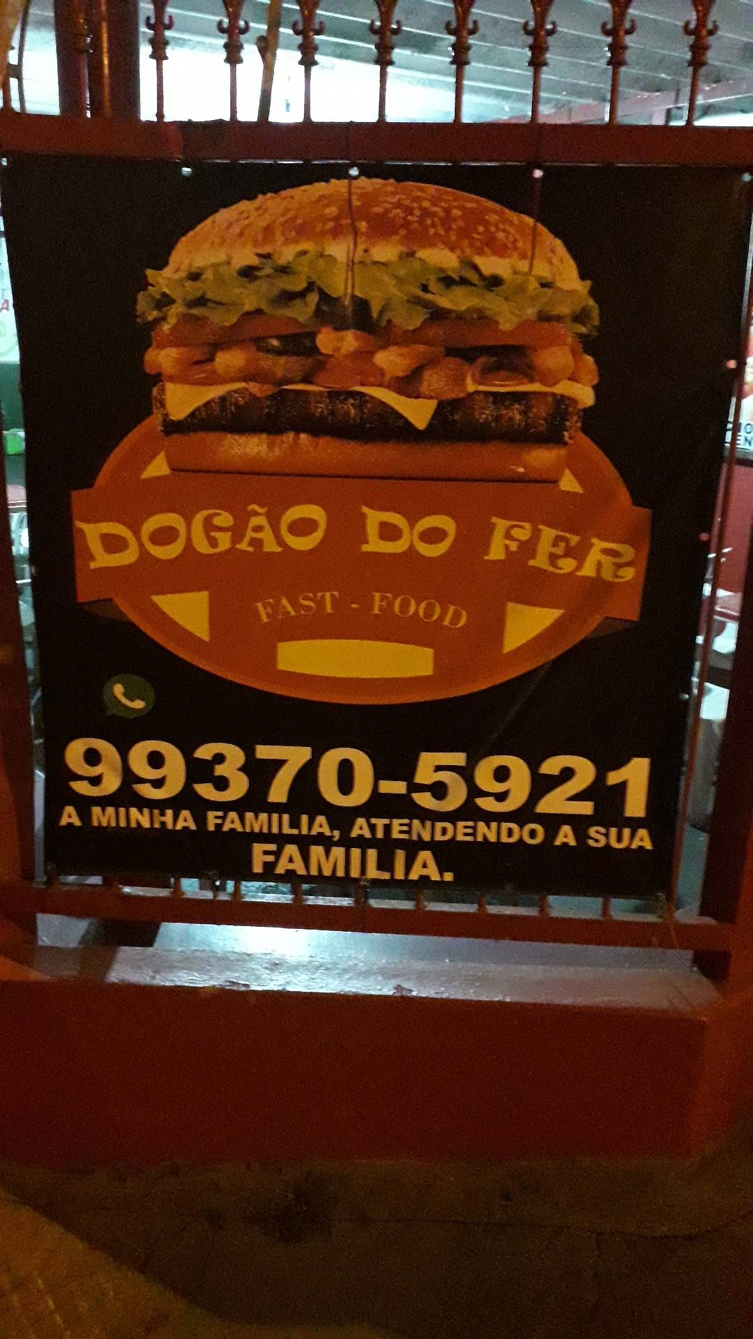 Dogão do Fer cardápio