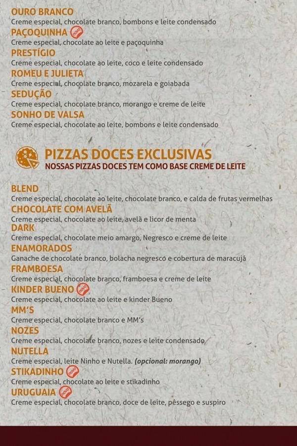 Don Gentil Petisqueria E Pizzaria cardápio