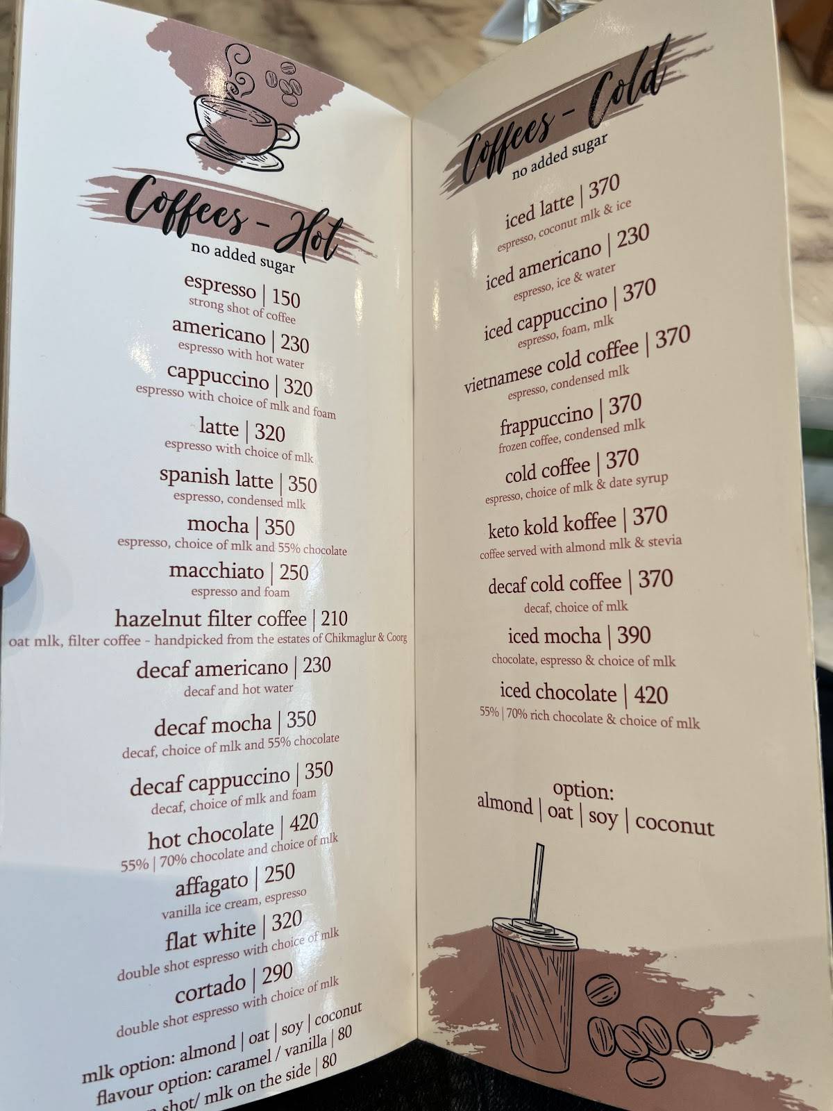 Earth Cafe @ BKC menu