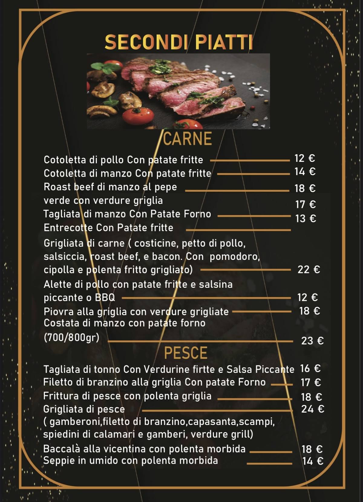 Menu di Forno Forchetta Bar Ristorante Pizzeria 