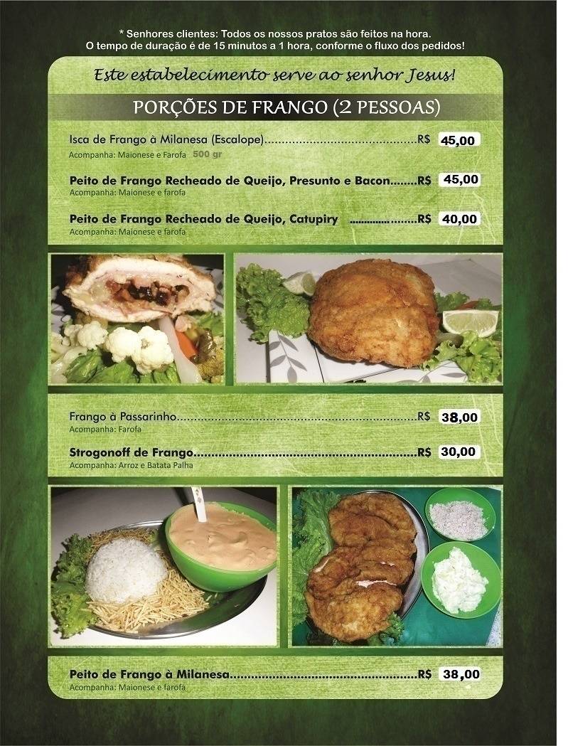 Frangalhos Largadão cardápio