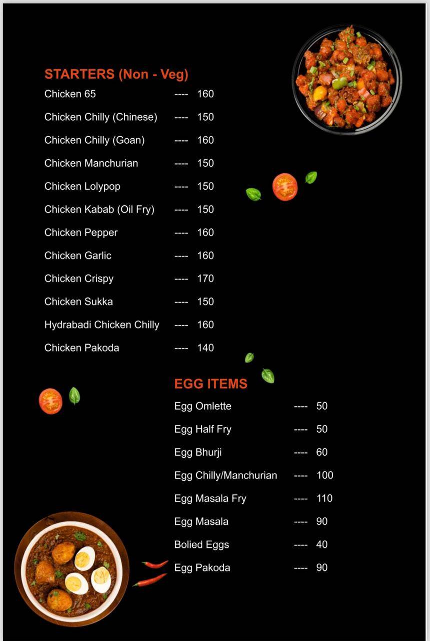 Gaurav Family Restaurant and Bar menu