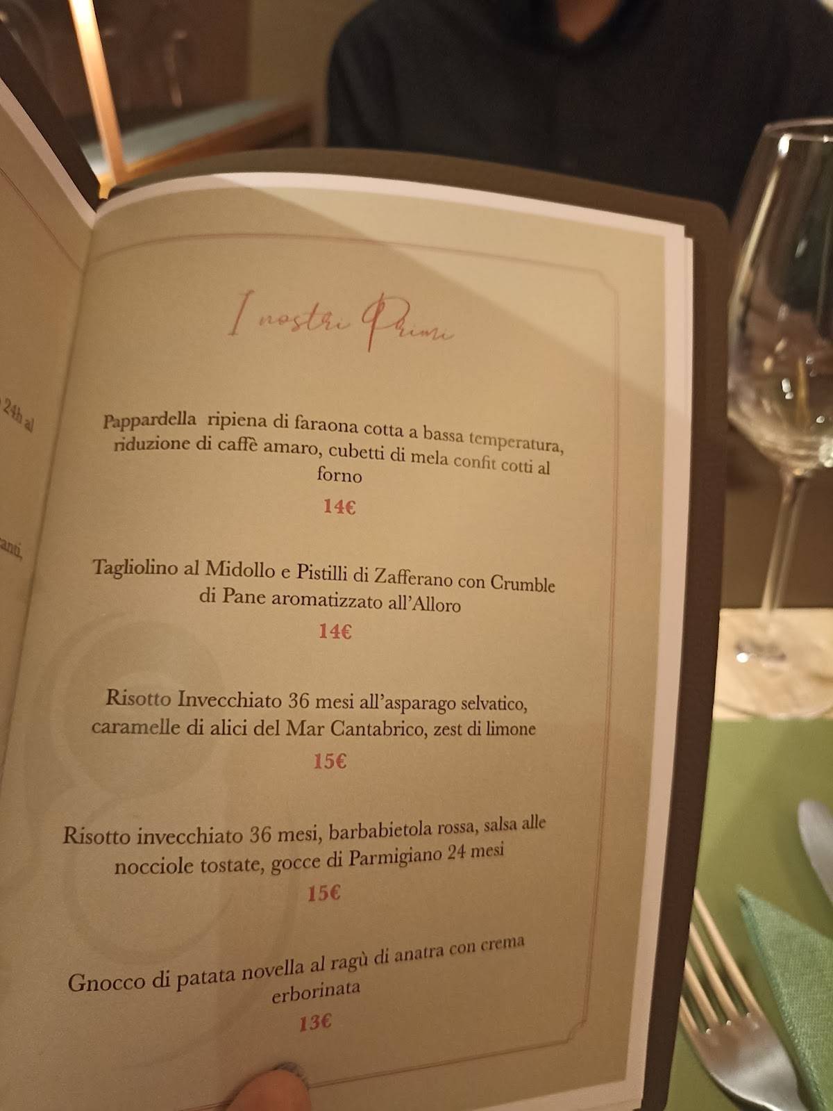 Menu di Gola Bistrot 