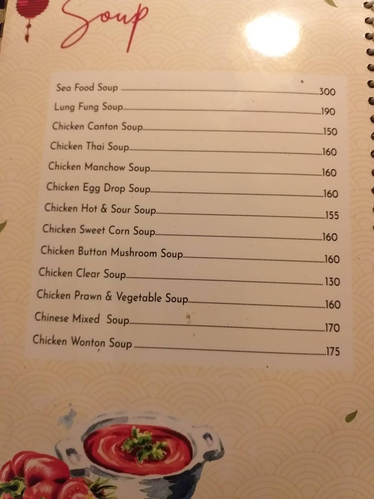 Golden Bowl menu