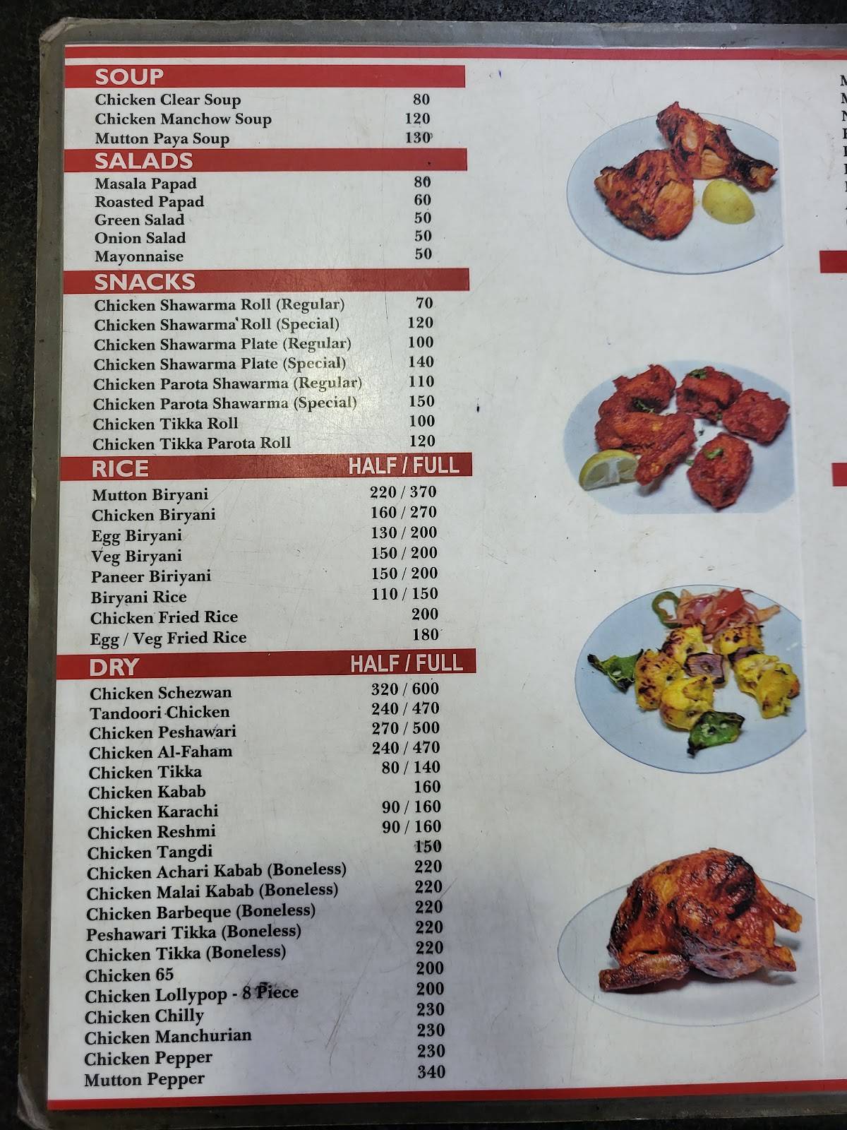 Hot Spot menu