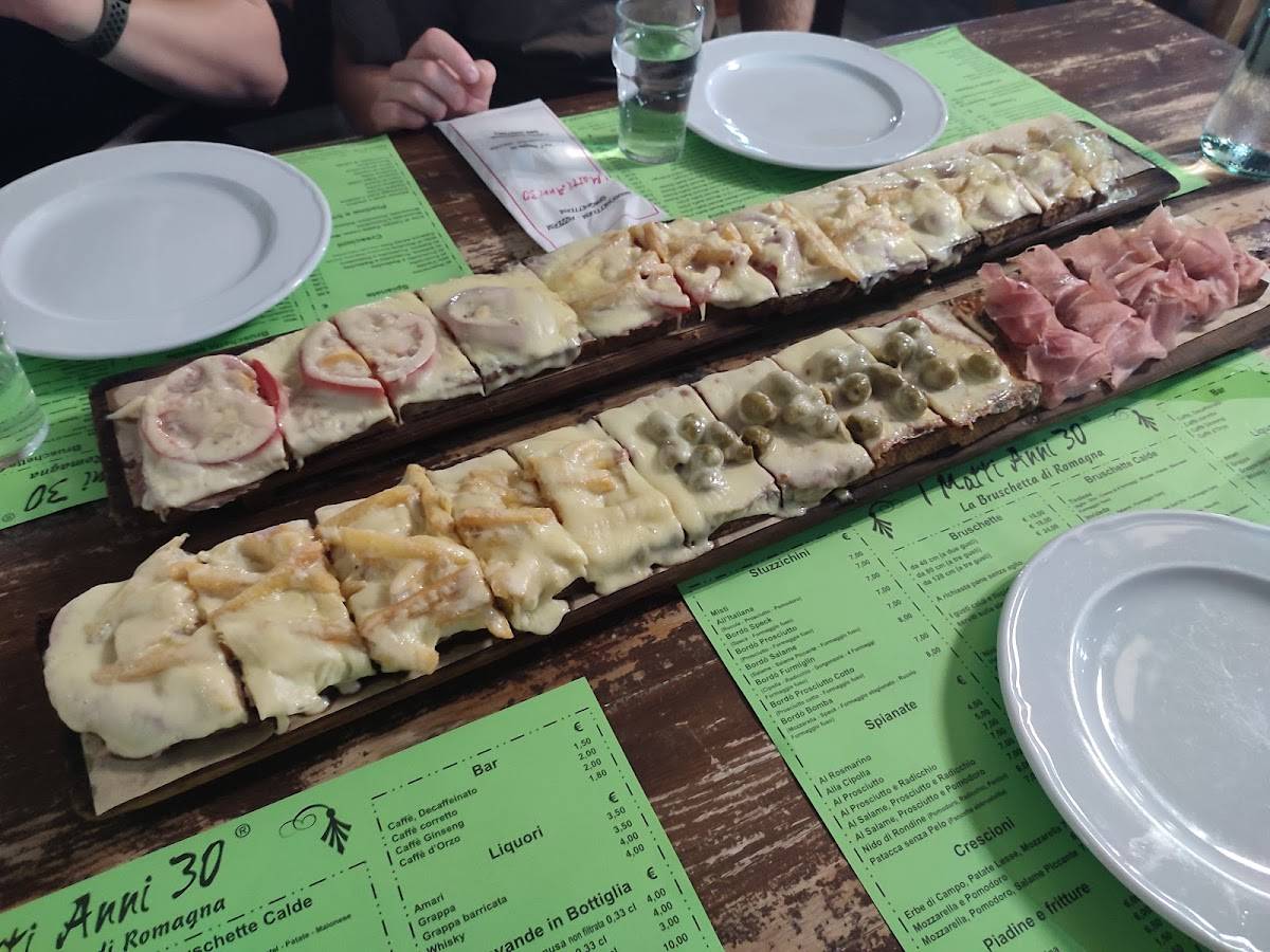 Menu di La bruschetteria 