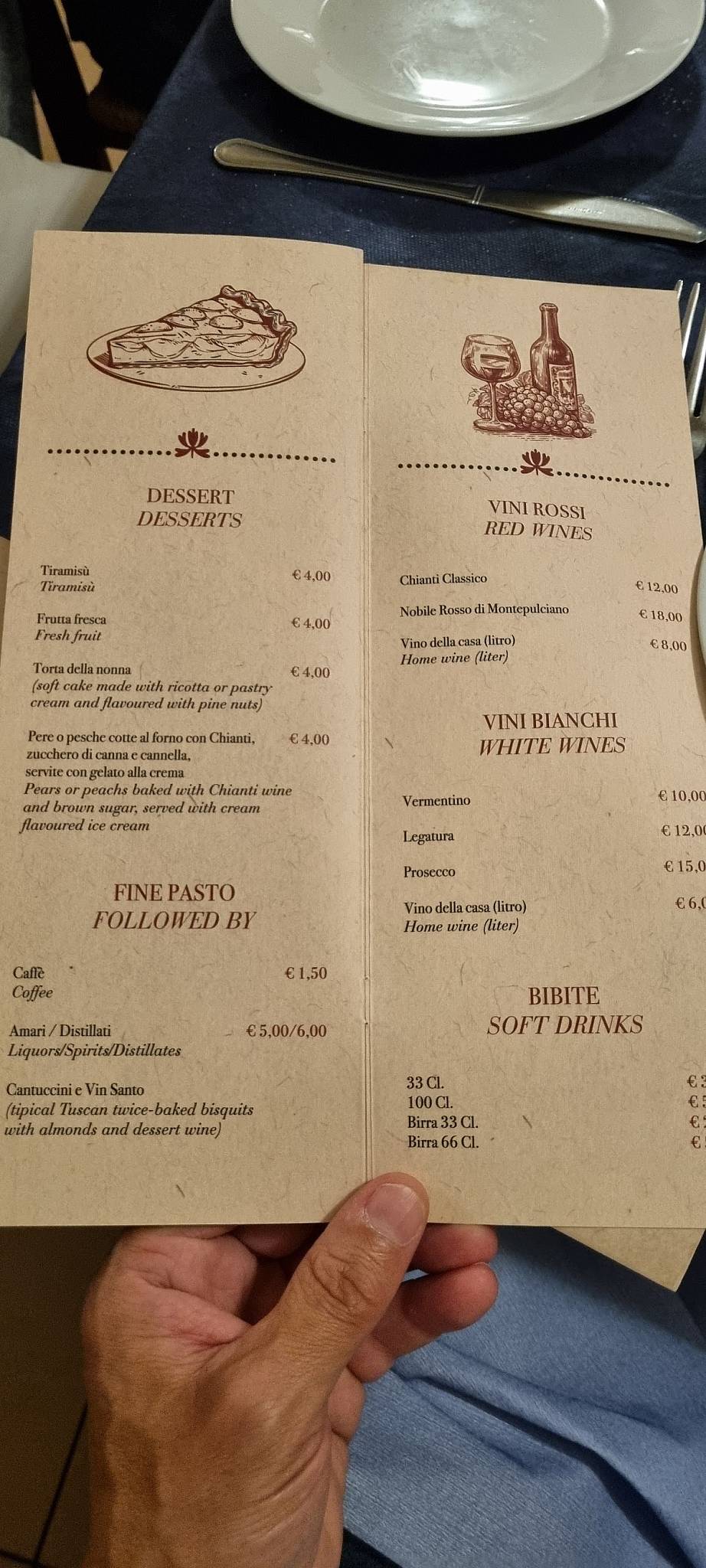 Menu di Il Giglio Toscano 