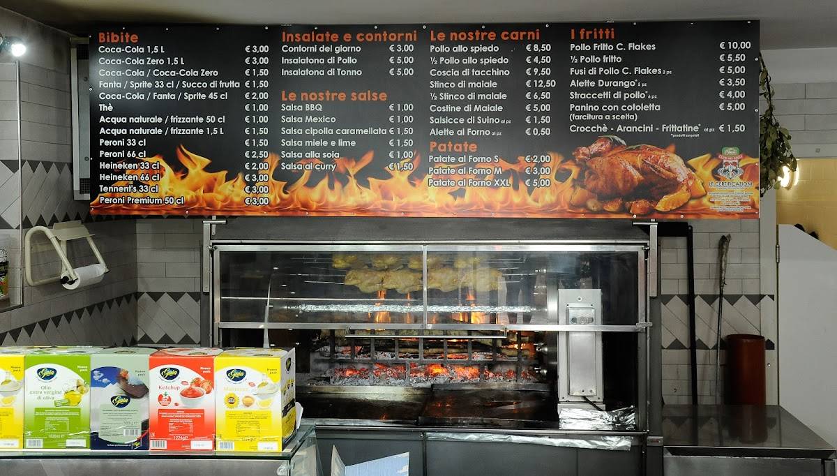 Menu di Crazy Pollo 