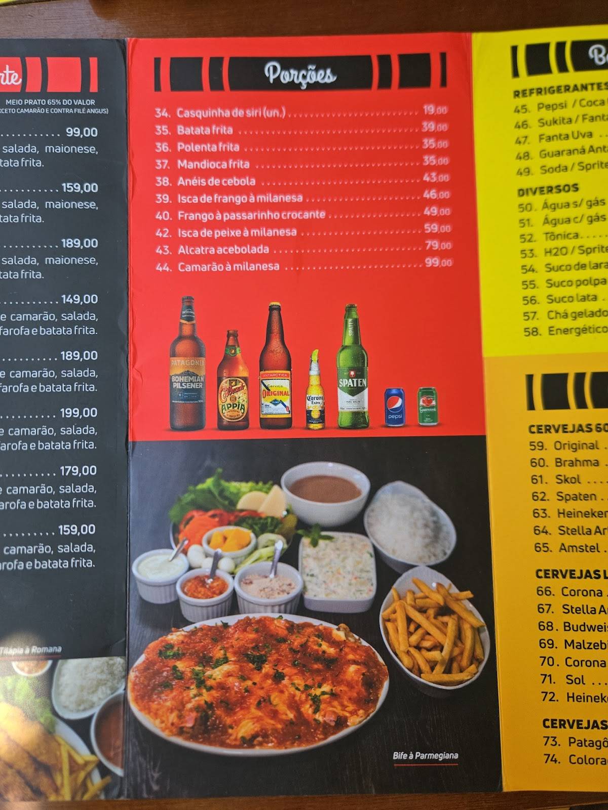 Ingá Pizza Bar cardápio