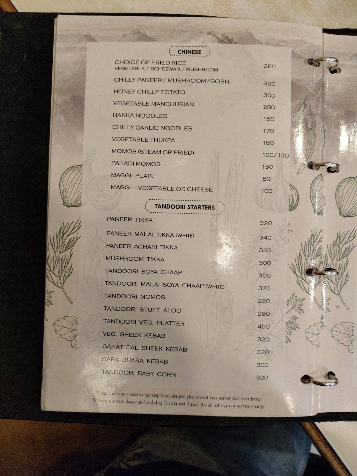 Jeet Restaurant menu