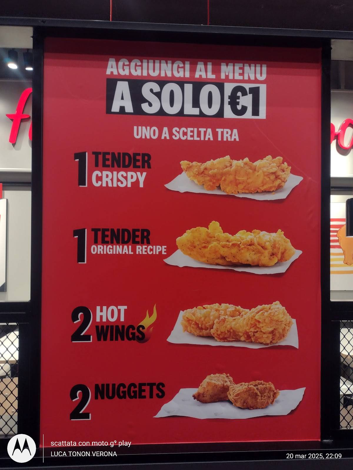 Menu di KFC 
