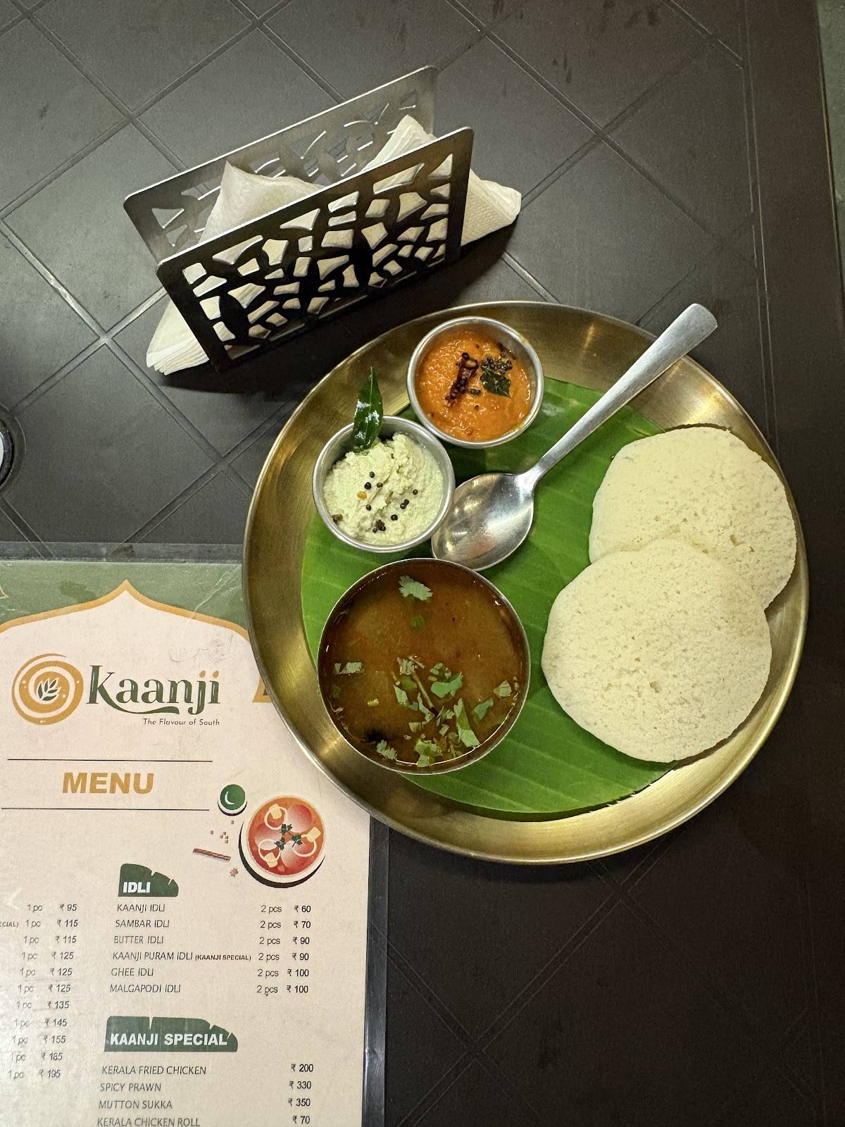 Kaanji menu