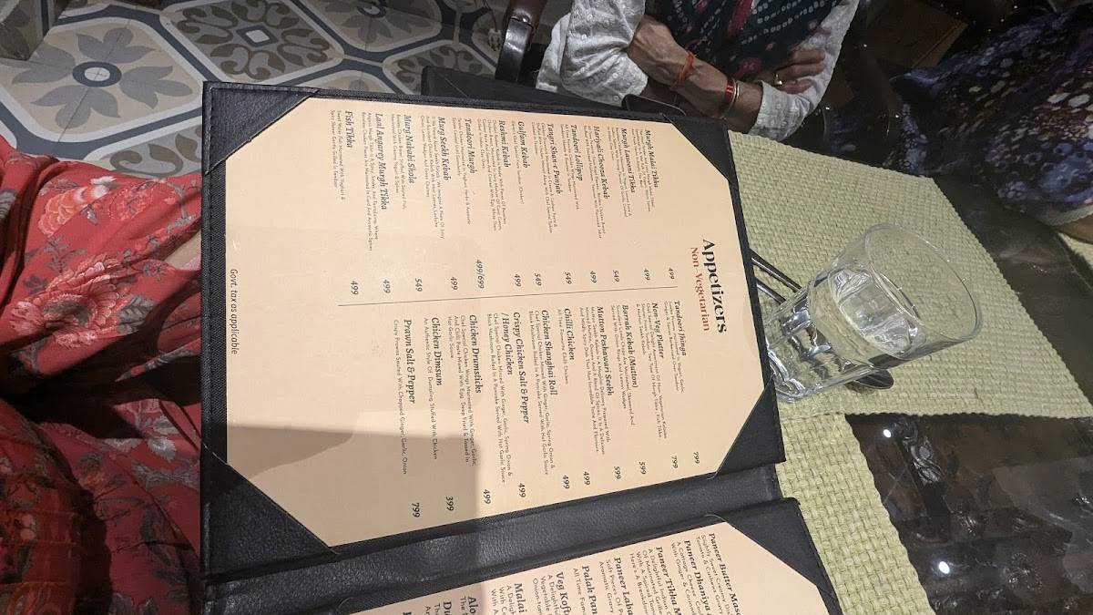 Kapil Dev's Elevens menu