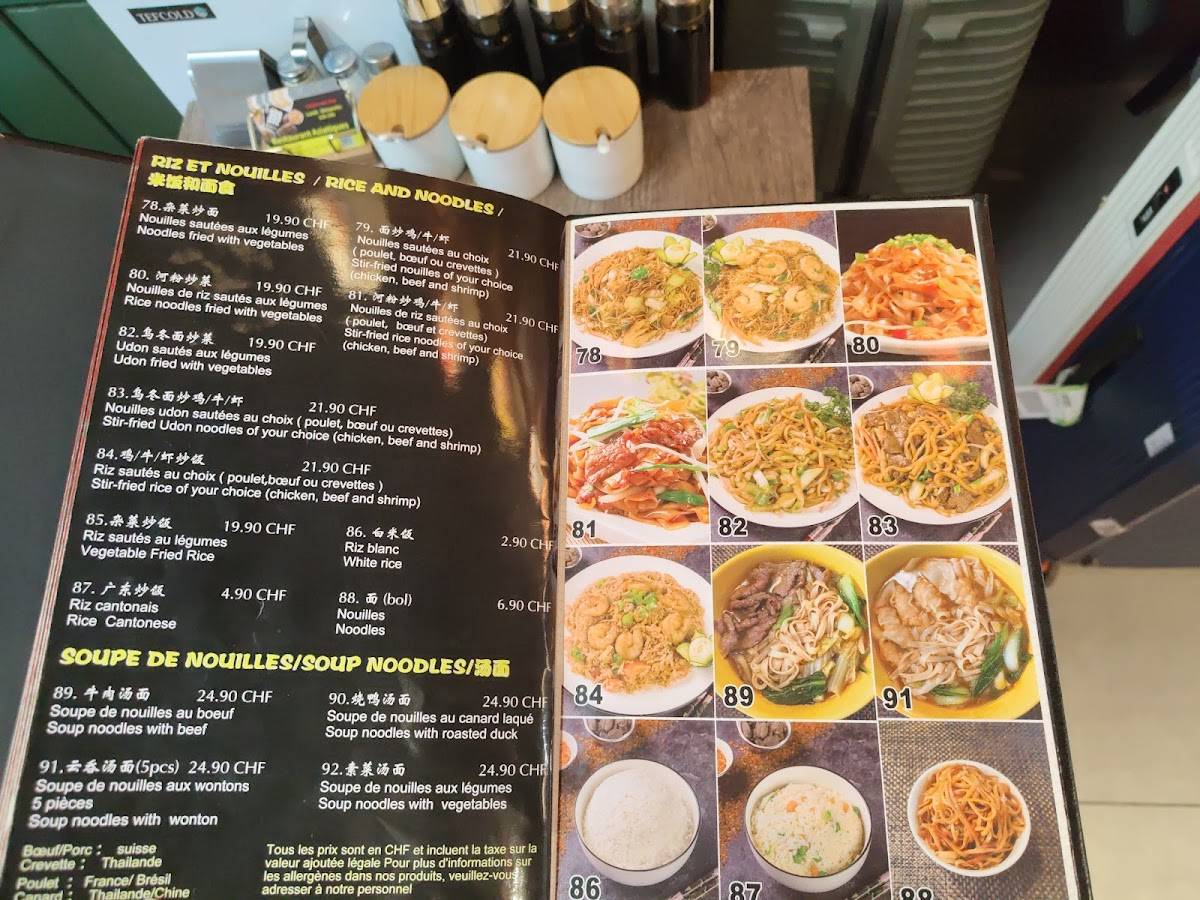 Menu di Restaurant Kung Fu 