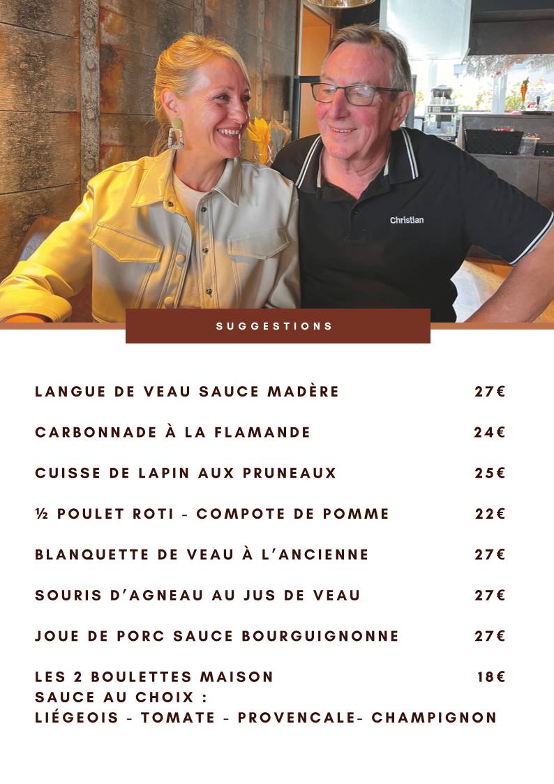 Menu de L'A Point