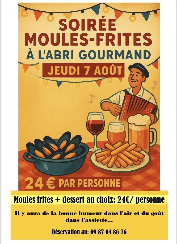 Menu de L'Abri Gourmand