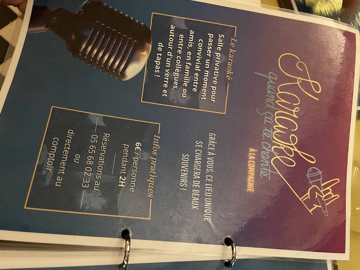 Menu de Restaurant La Compagnie Rodez