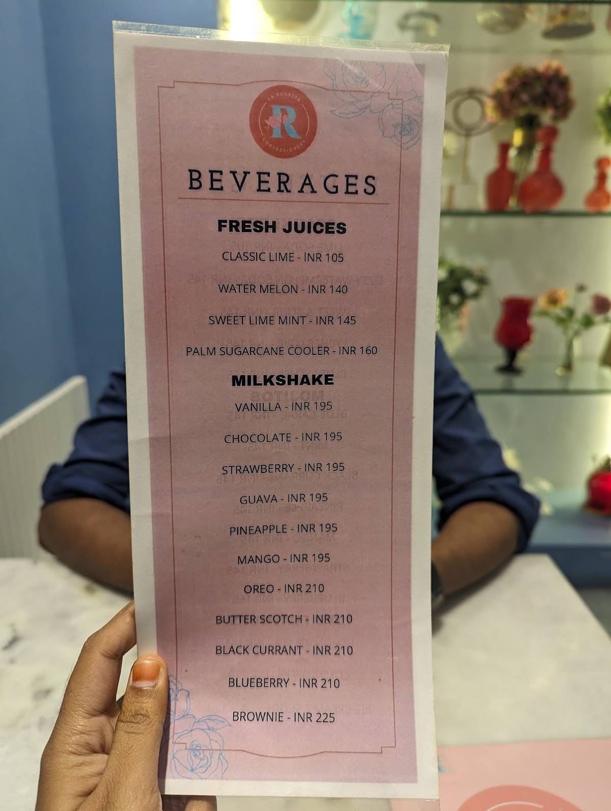 La Rosetta Confectionery menu