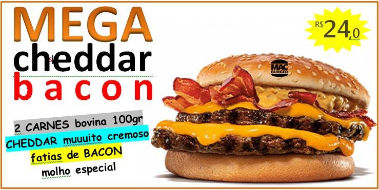 MacBurger Sabará MG cardápio