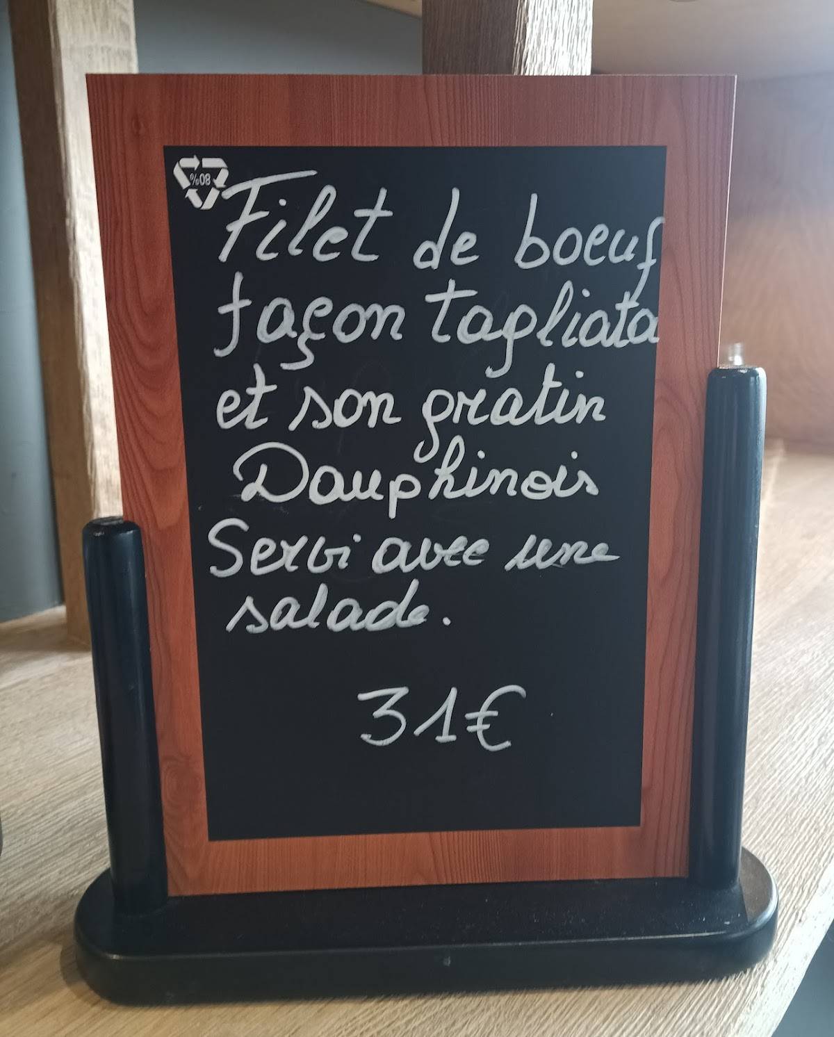 Menu de L'escale Grecque (du bon accueil)