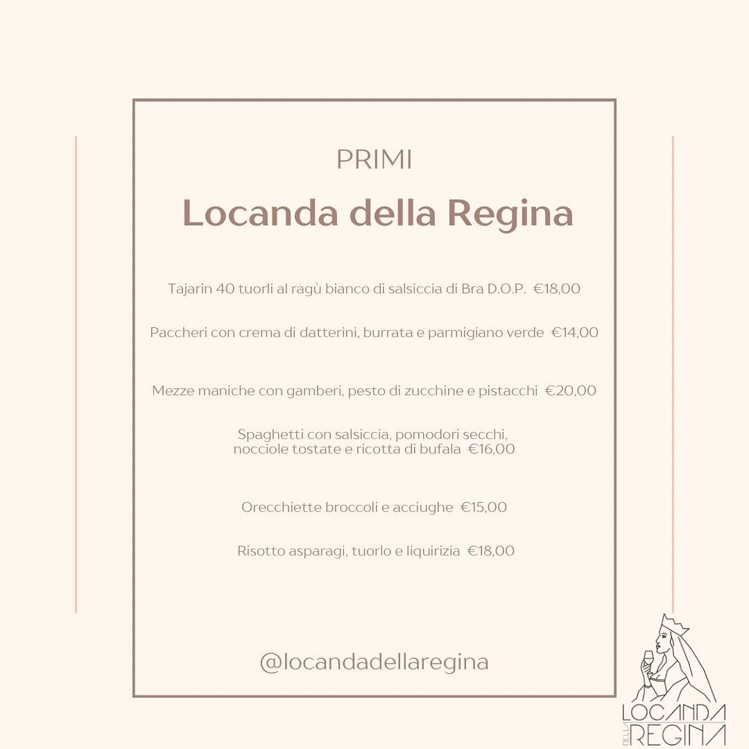 Menu di Locanda della Regina 