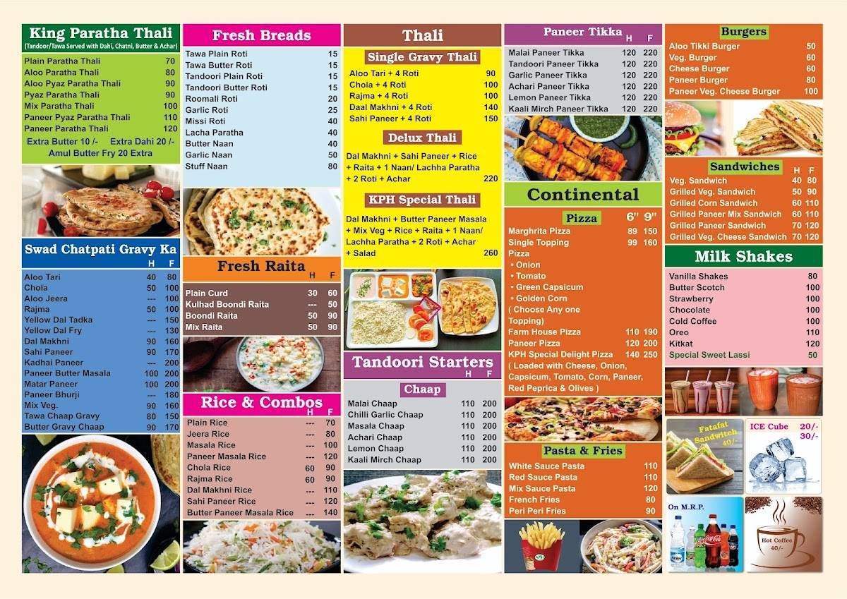 MENTL Parathe Wale Ji menu