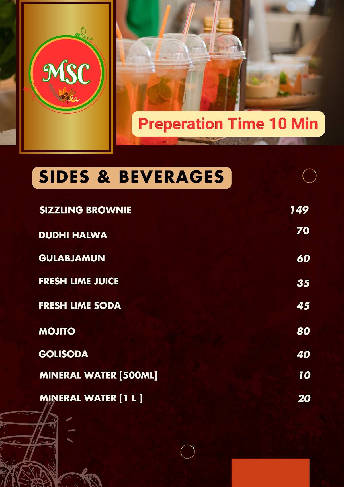 Madras Spice Corner-Bambir House menu