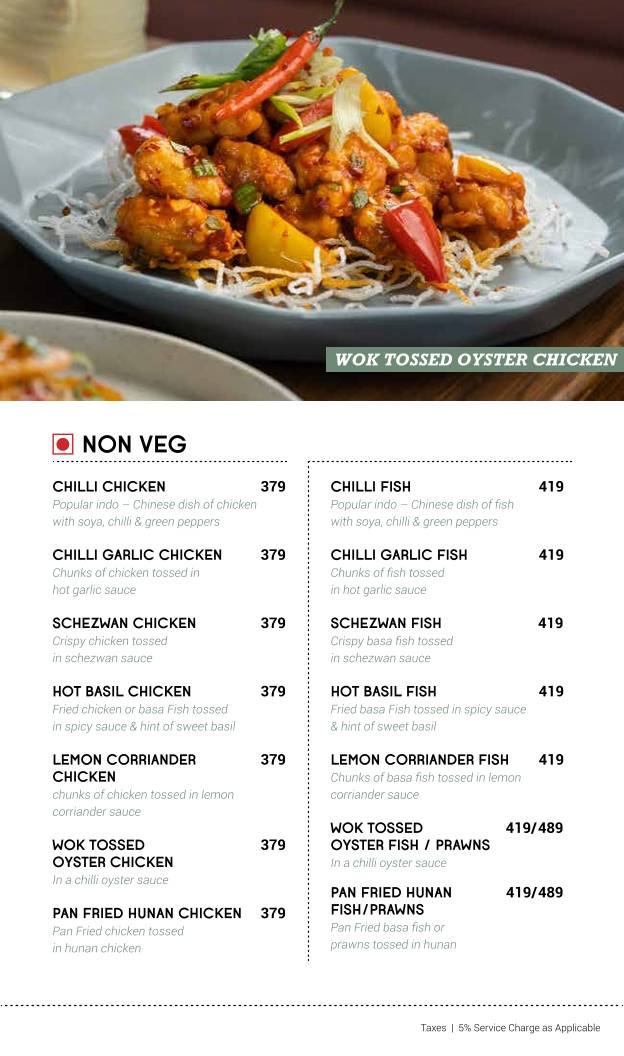 Masala Canteen menu