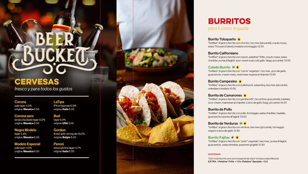 Menu di Mexicali 