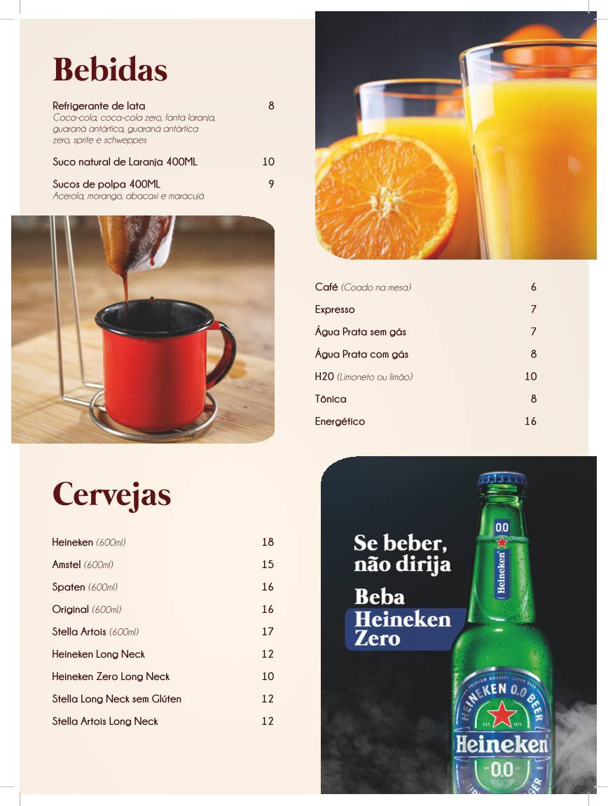 Minas Bistrô: Feijoada, Petiscos, Prato Executivo, Delivery Sudoeste Brasília DF cardápio