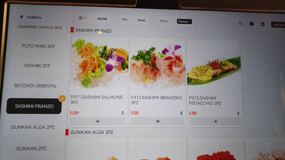 Menu di Moyà Asian Fusion Restaurant 