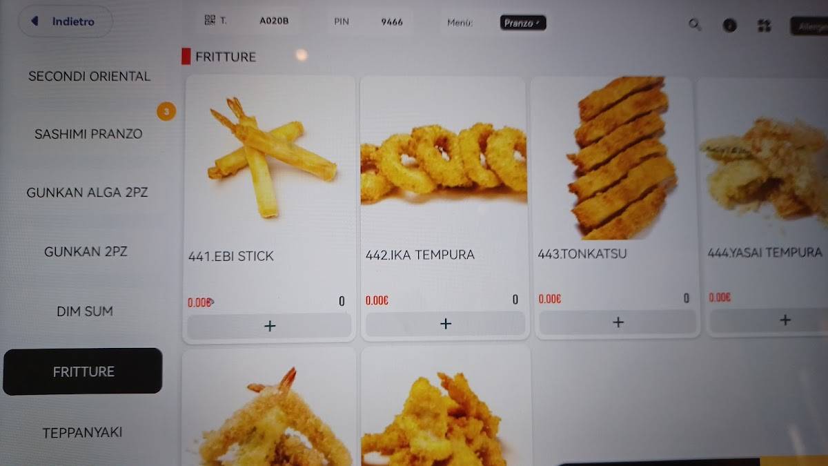 Menu di Moyà Asian Fusion Restaurant 