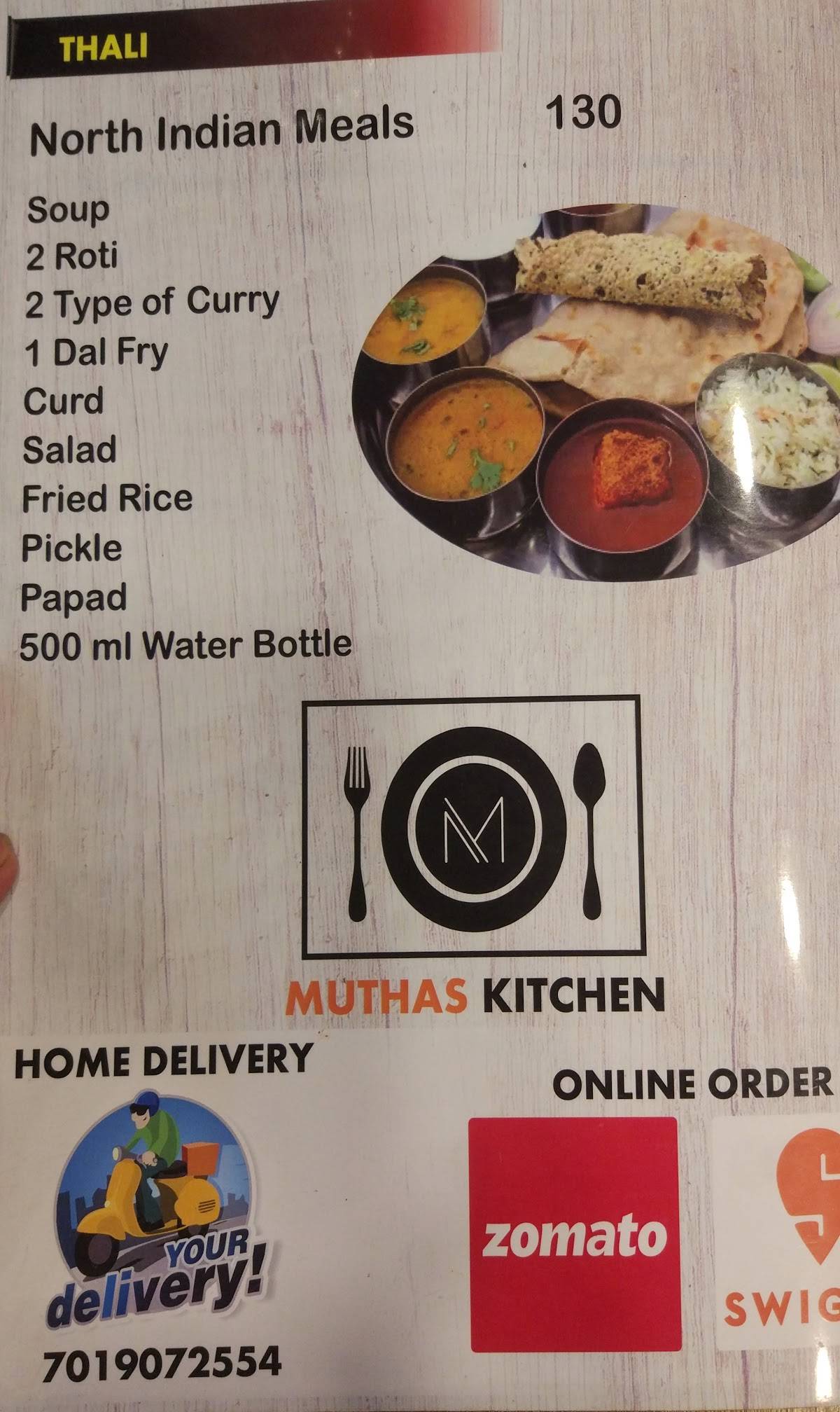 Mutha's kitchen menu