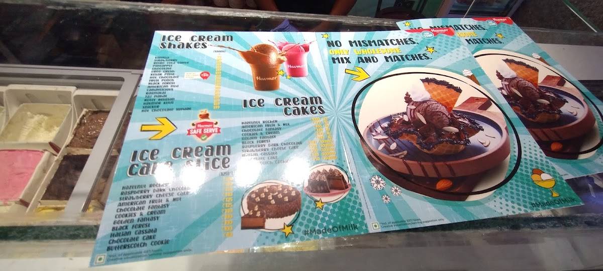 NTL BAKERY AND ICE CREAM menu