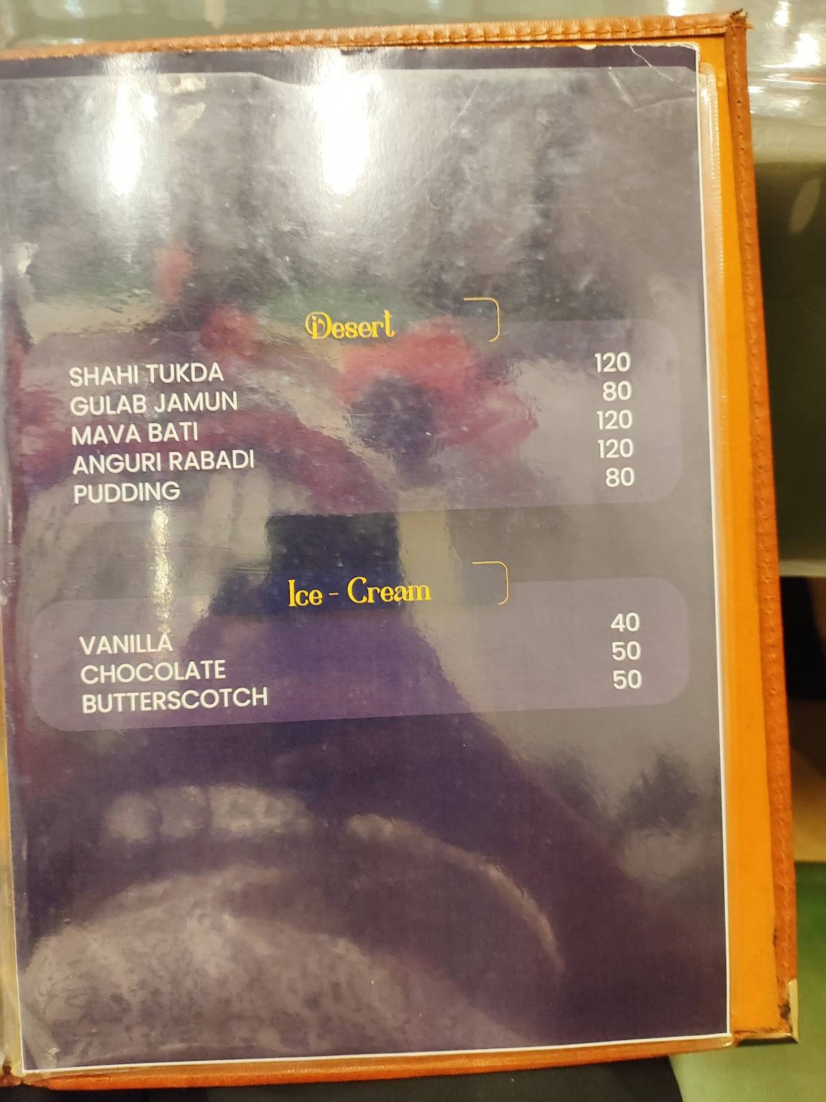 Nandbaani Restaurant and Cafe menu