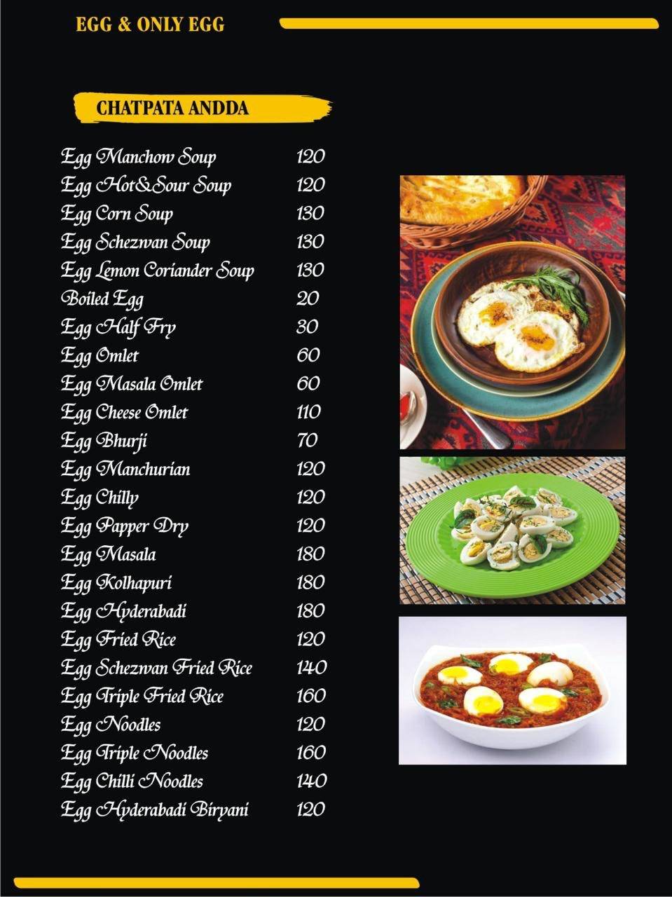 Nukkad Restaurant menu