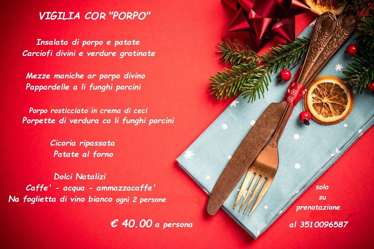 Menu di OSTERIA AMICI DIVINI 
