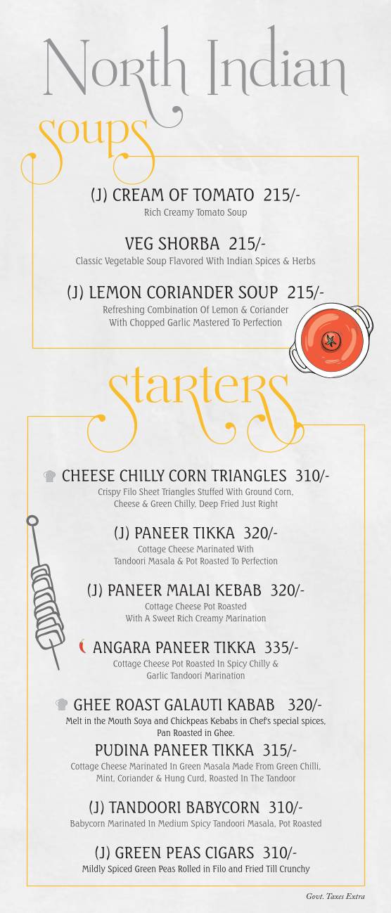 Oliva Veg Restaurant menu