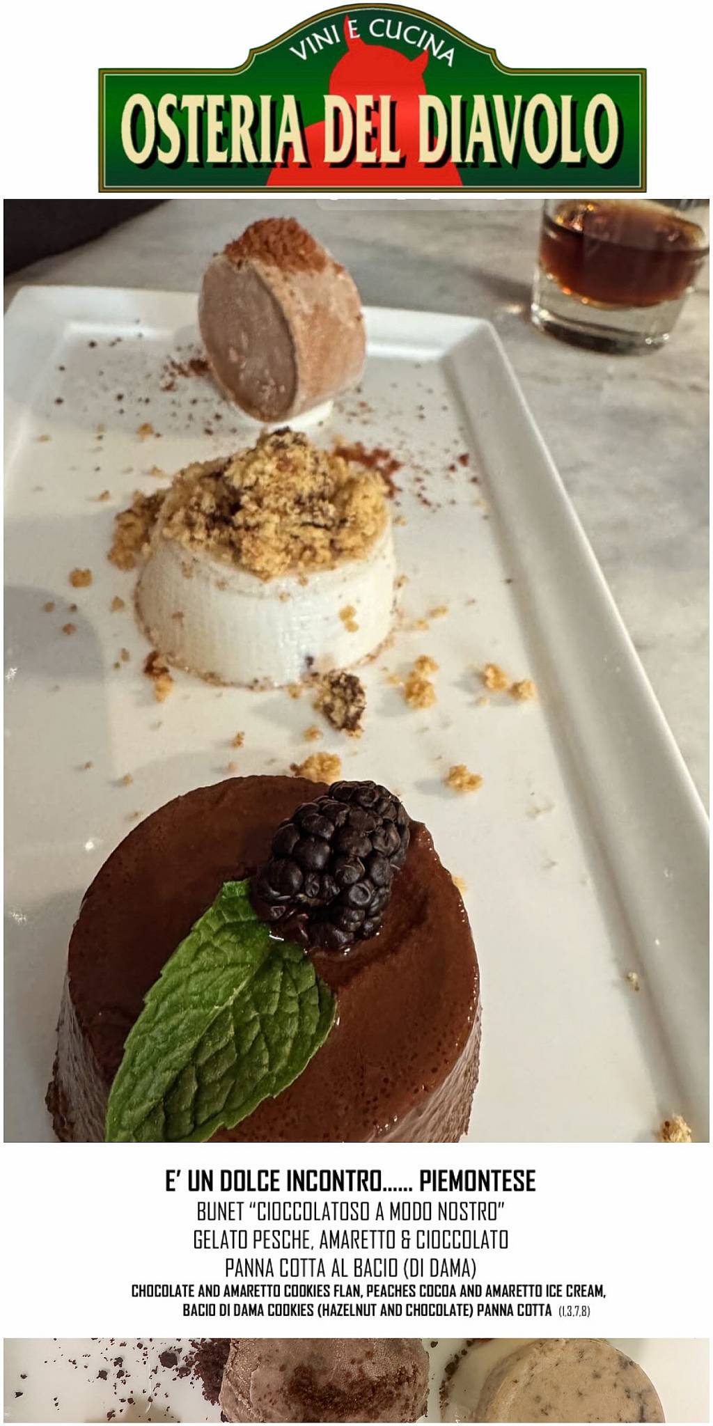 Menu di Osteria del Diavolo 