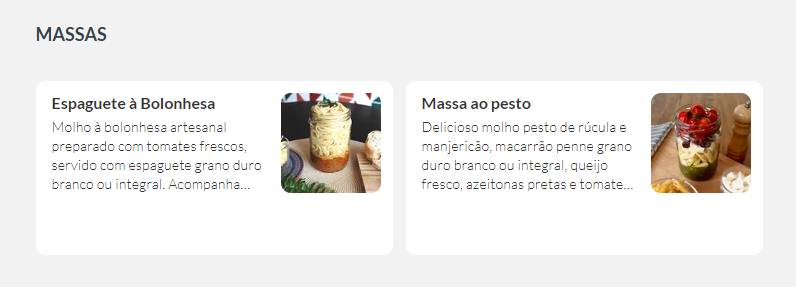 Oui Saladas cardápio