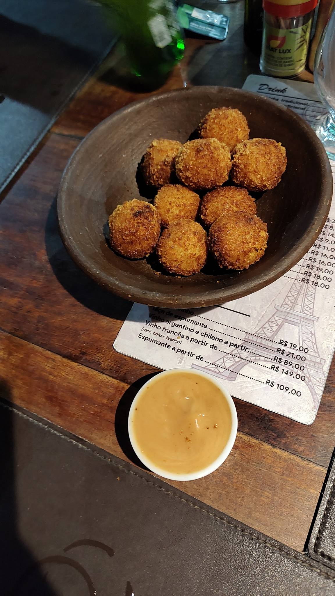 Petit Bistrot cardápio