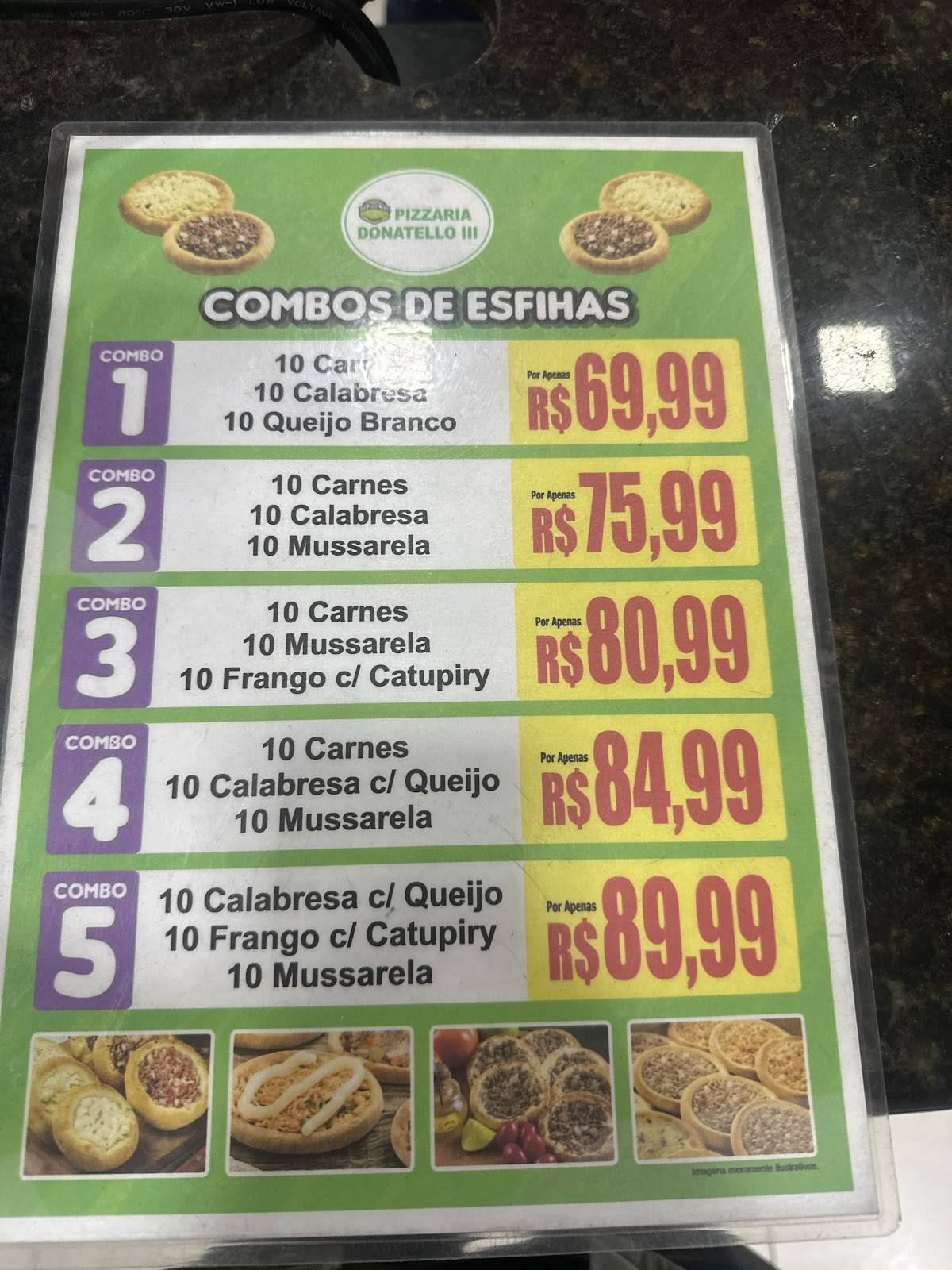 Pizzaria Donatello III cardápio