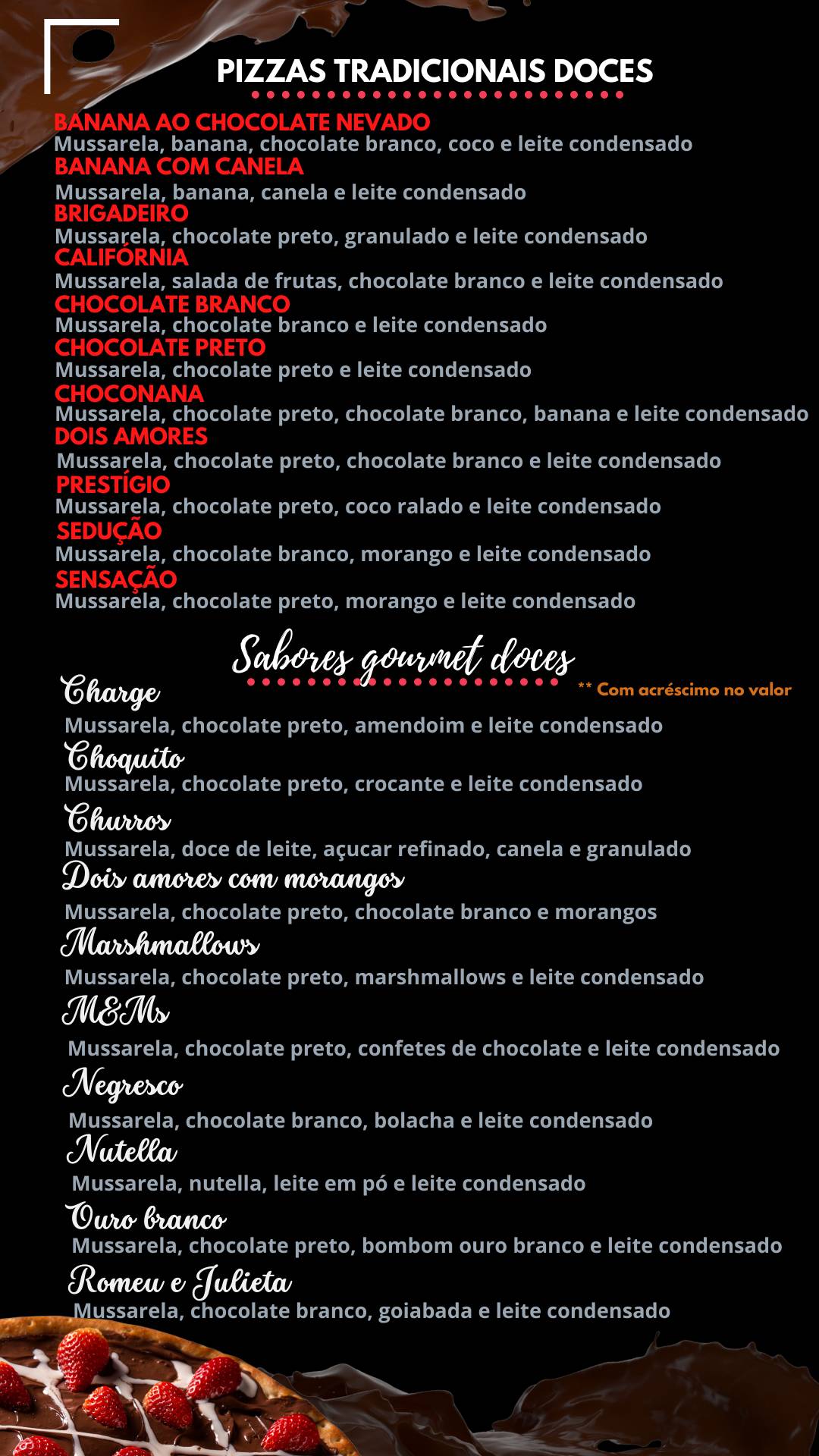 Pizzaria Vezaro cardápio