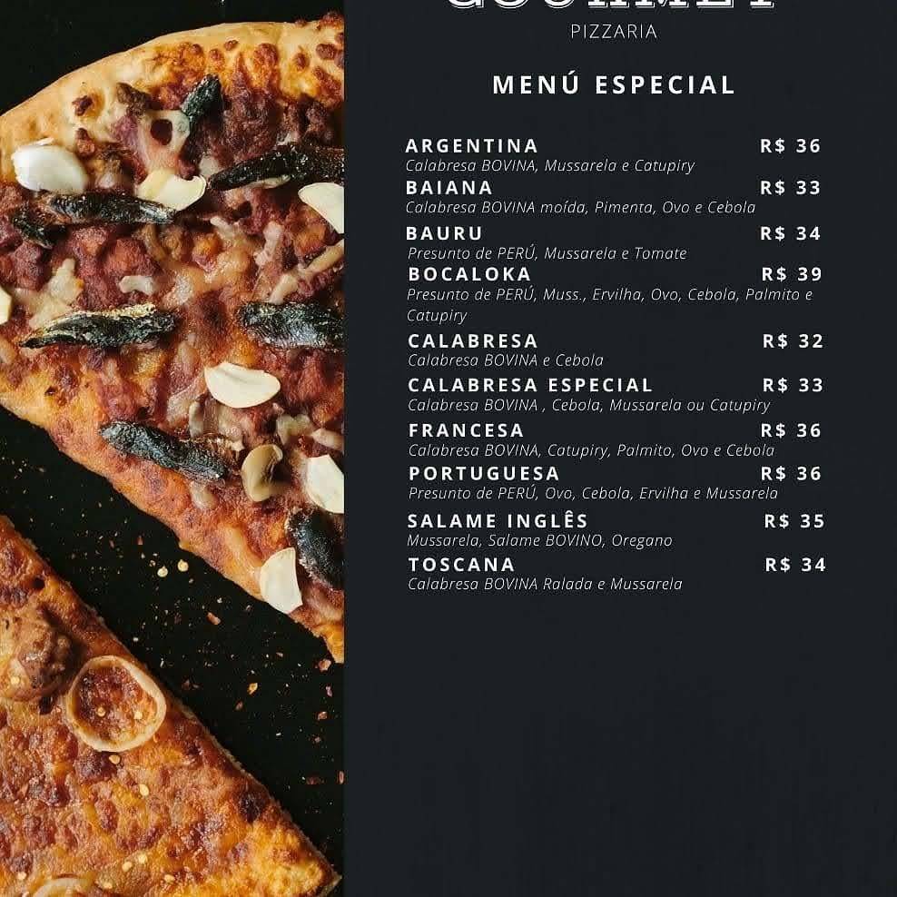Pizzaria tita cardápio