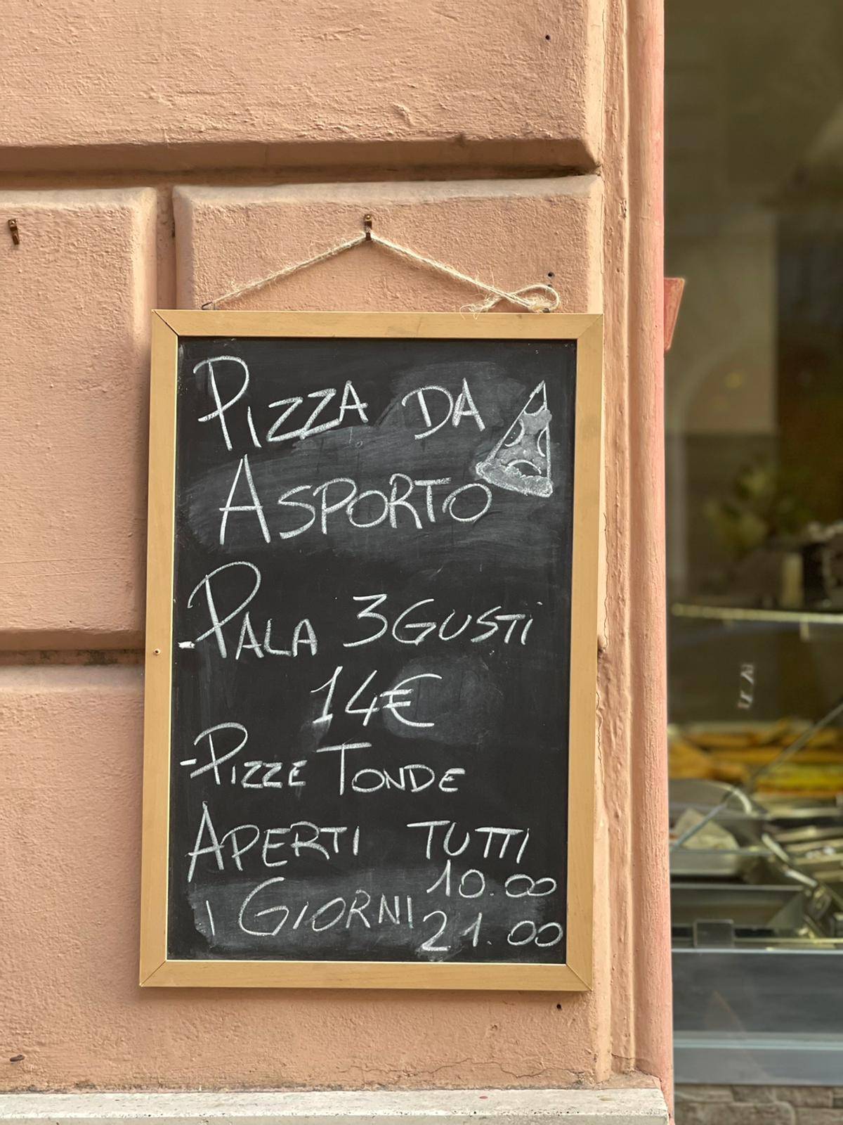 Menu At Pizzeria Il Maestro E Margherita Rome