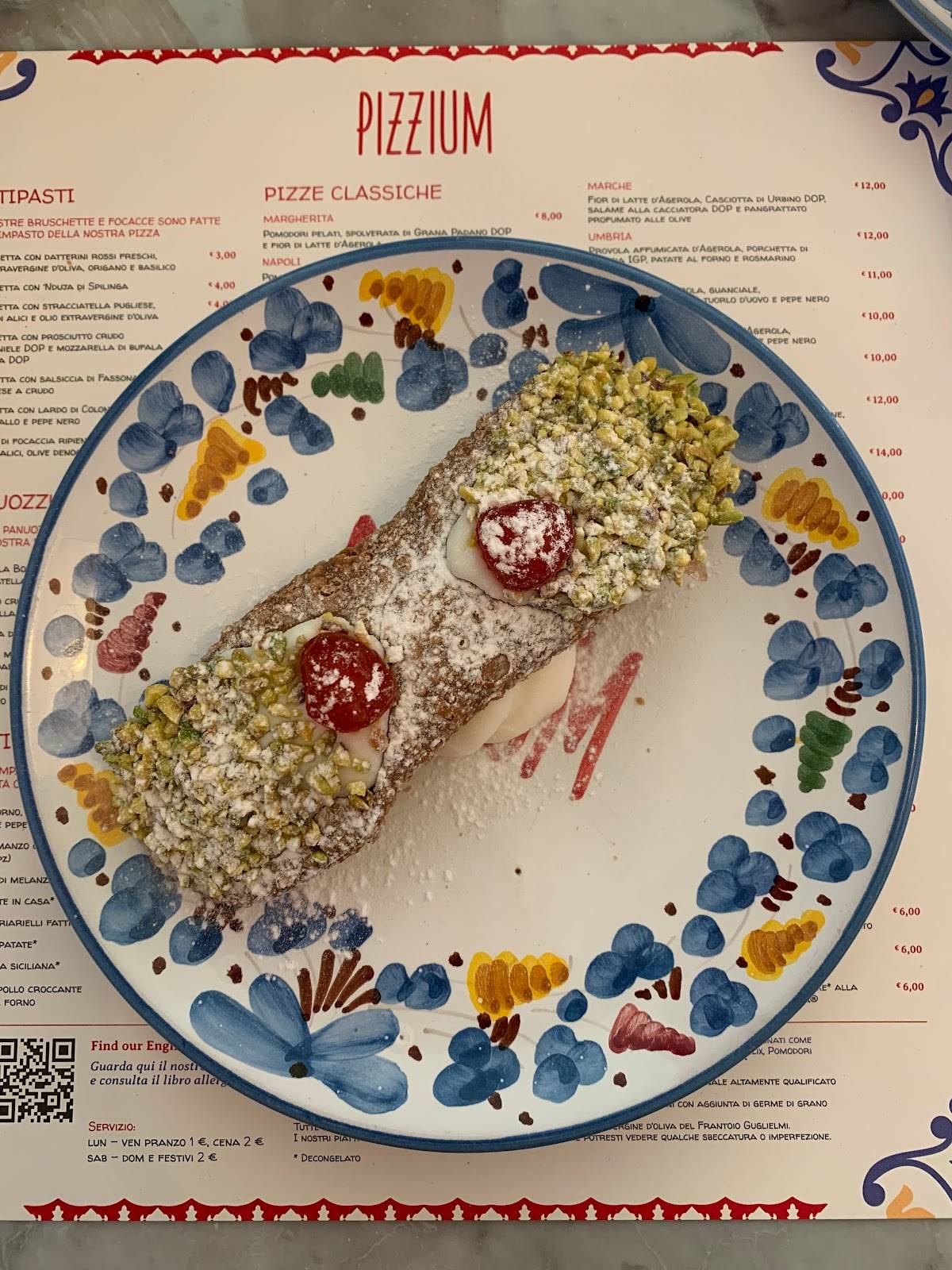 Menu di Pizzium - Roma Via Livorno 